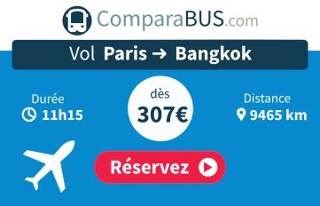 vol paris bangkok comparateur.